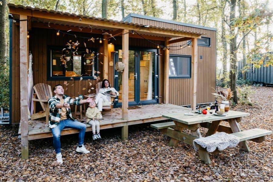 Vergaderen bij The Forest Cabins Tinyparks in Hoogersmilde, Drenthe via BuitenBusiness
